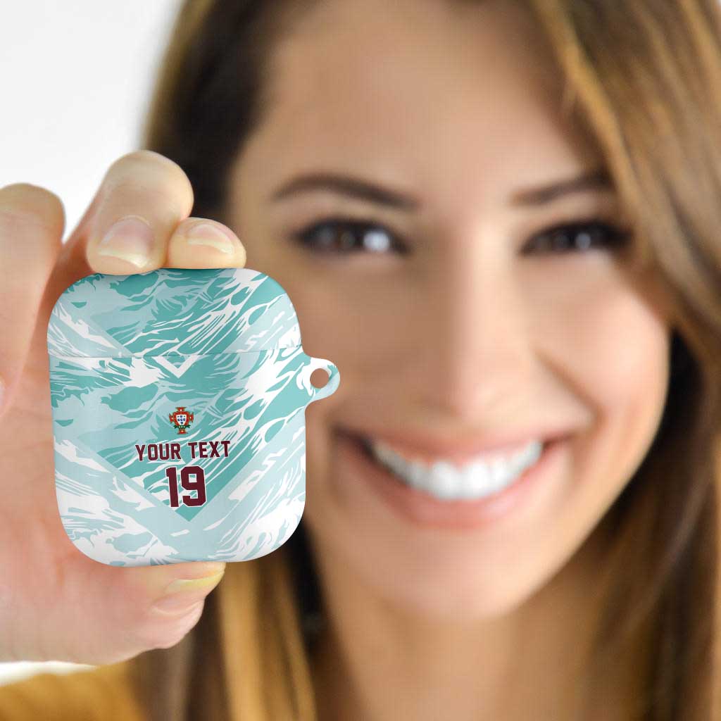 Custom World Football 2026 Portugal AirPods Case Luso Spirit Football Force