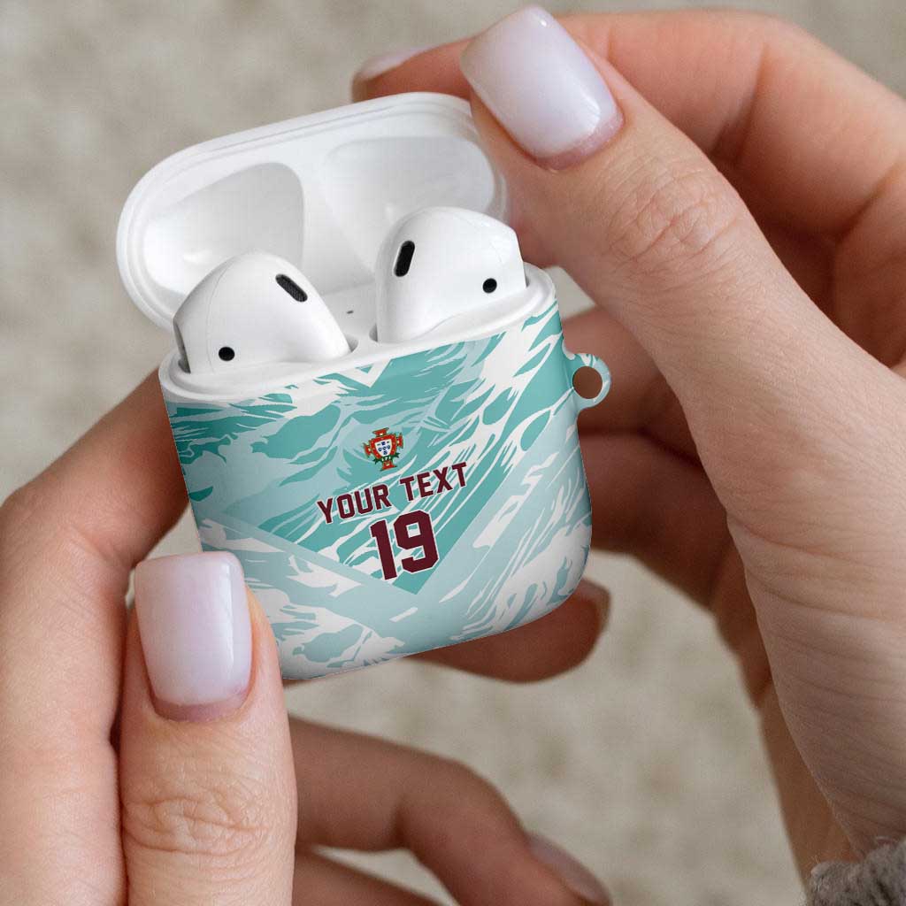 Custom World Football 2026 Portugal AirPods Case Luso Spirit Football Force