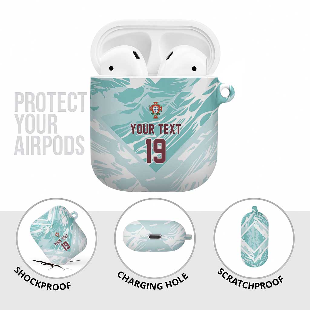 Custom World Football 2026 Portugal AirPods Case Luso Spirit Football Force