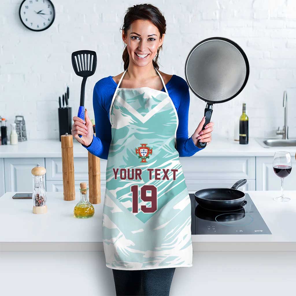 Custom World Football 2026 Portugal Apron Luso Spirit Football Force
