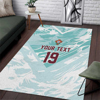 Custom World Football 2026 Portugal Area Rug Luso Spirit Football Force