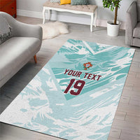 Custom World Football 2026 Portugal Area Rug Luso Spirit Football Force
