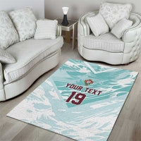Custom World Football 2026 Portugal Area Rug Luso Spirit Football Force