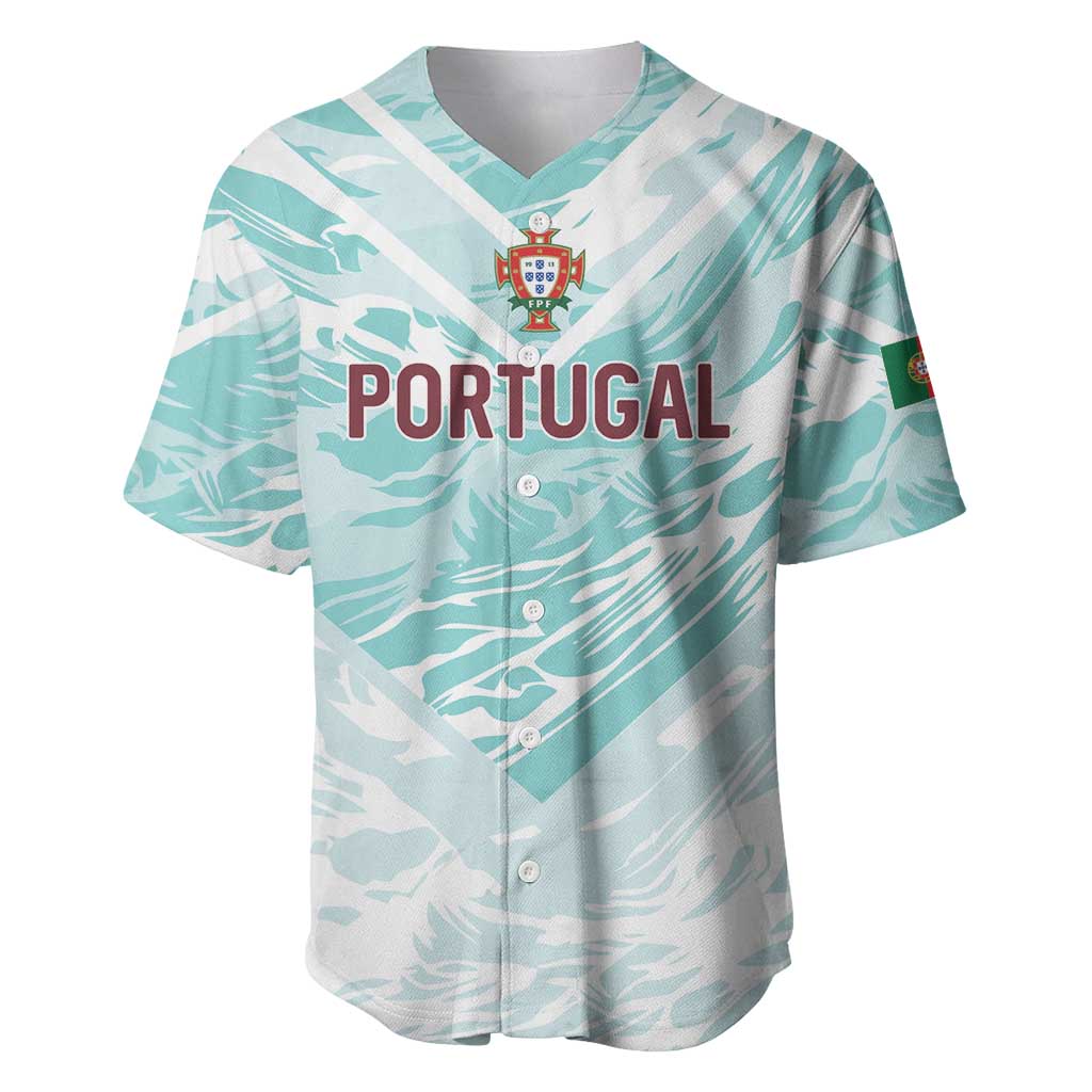 Custom World Football 2026 Portugal Baseball Jersey Luso Spirit Football Force