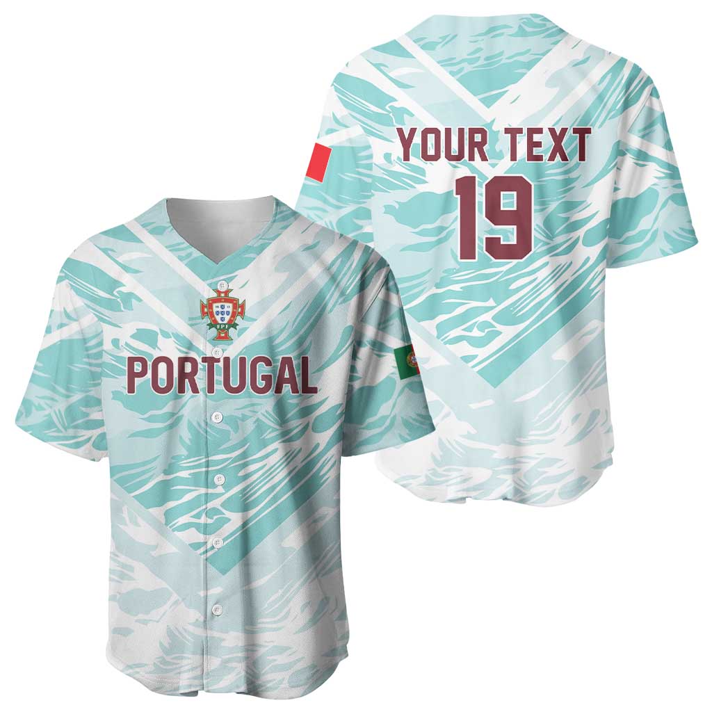Custom World Football 2026 Portugal Baseball Jersey Luso Spirit Football Force