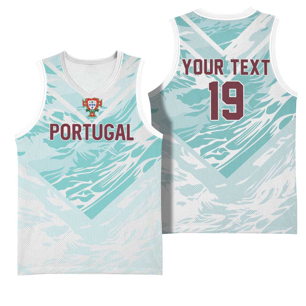 Custom World Football 2026 Portugal Basketball Jersey Luso Spirit Football Force