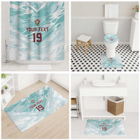 Custom World Football 2026 Portugal Bathroom Set Luso Spirit Football Force