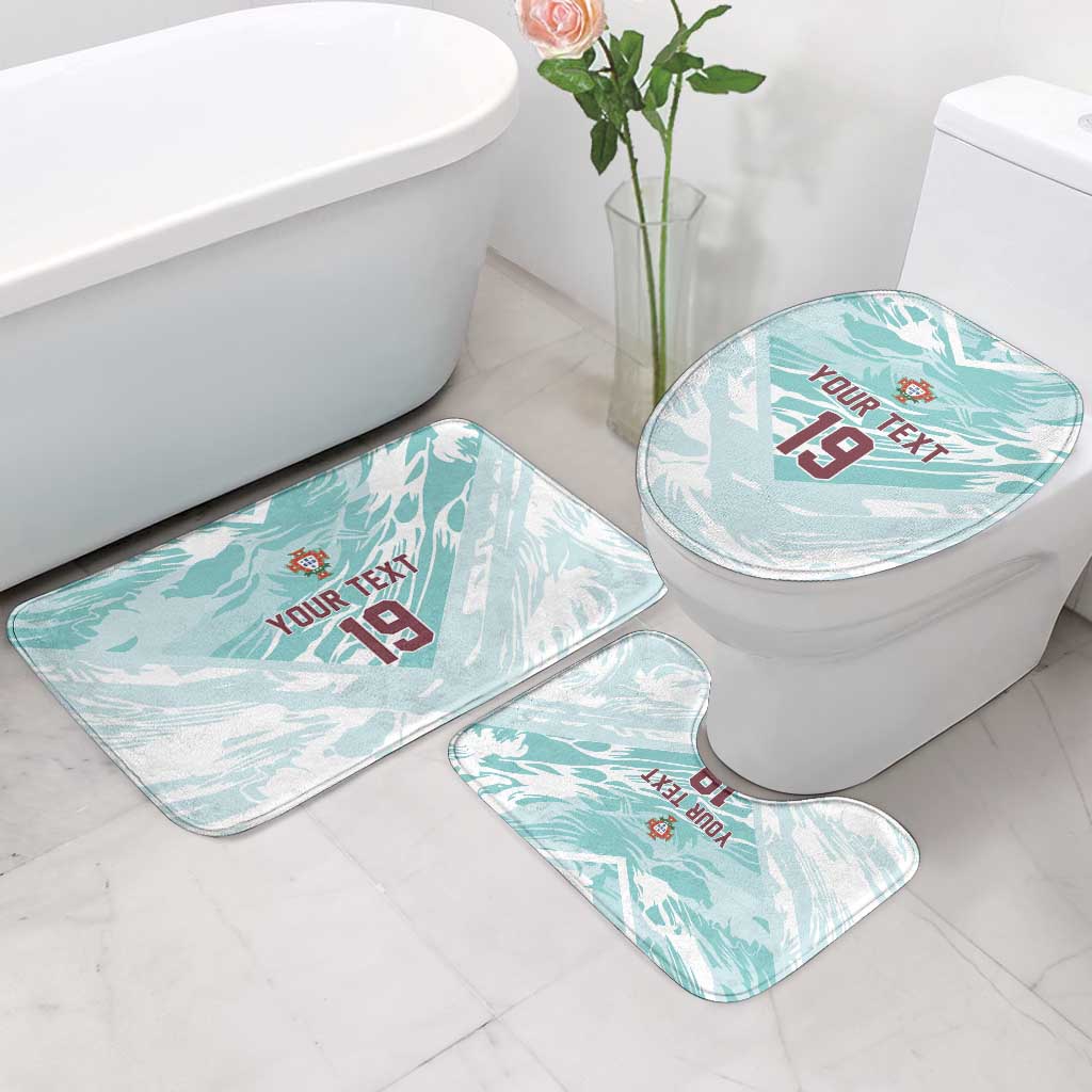 Custom World Football 2026 Portugal Bathroom Set Luso Spirit Football Force