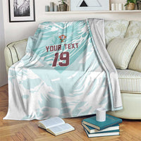 Custom World Football 2026 Portugal Blanket Luso Spirit Football Force
