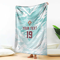 Custom World Football 2026 Portugal Blanket Luso Spirit Football Force