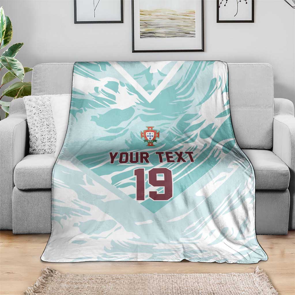 Custom World Football 2026 Portugal Blanket Luso Spirit Football Force