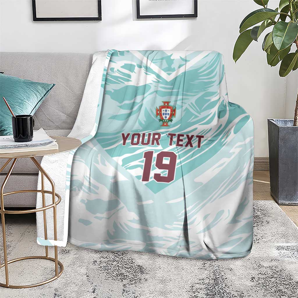 Custom World Football 2026 Portugal Blanket Luso Spirit Football Force