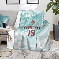 Custom World Football 2026 Portugal Blanket Luso Spirit Football Force