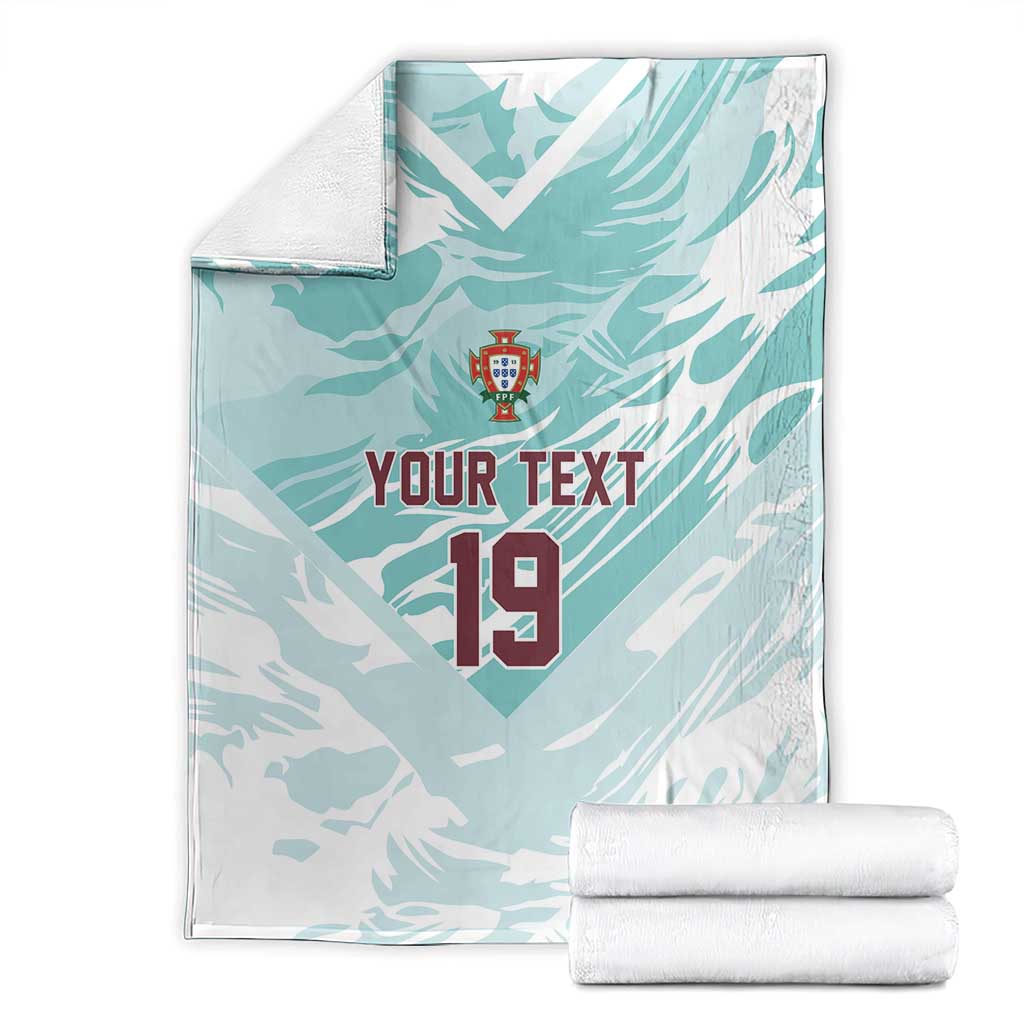Custom World Football 2026 Portugal Blanket Luso Spirit Football Force