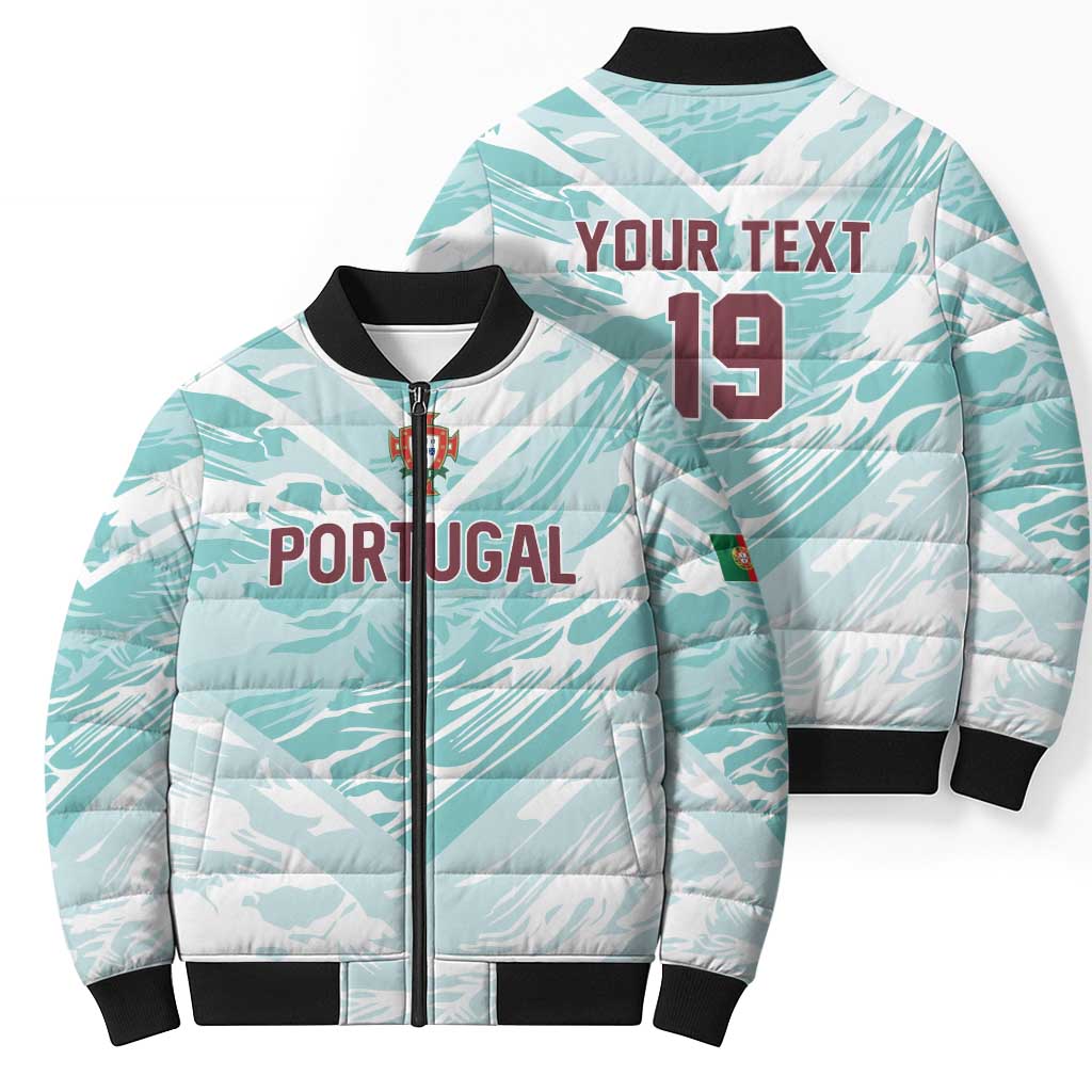 Custom World Football 2026 Portugal Bomber Puffer Jacket Luso Spirit Football Force