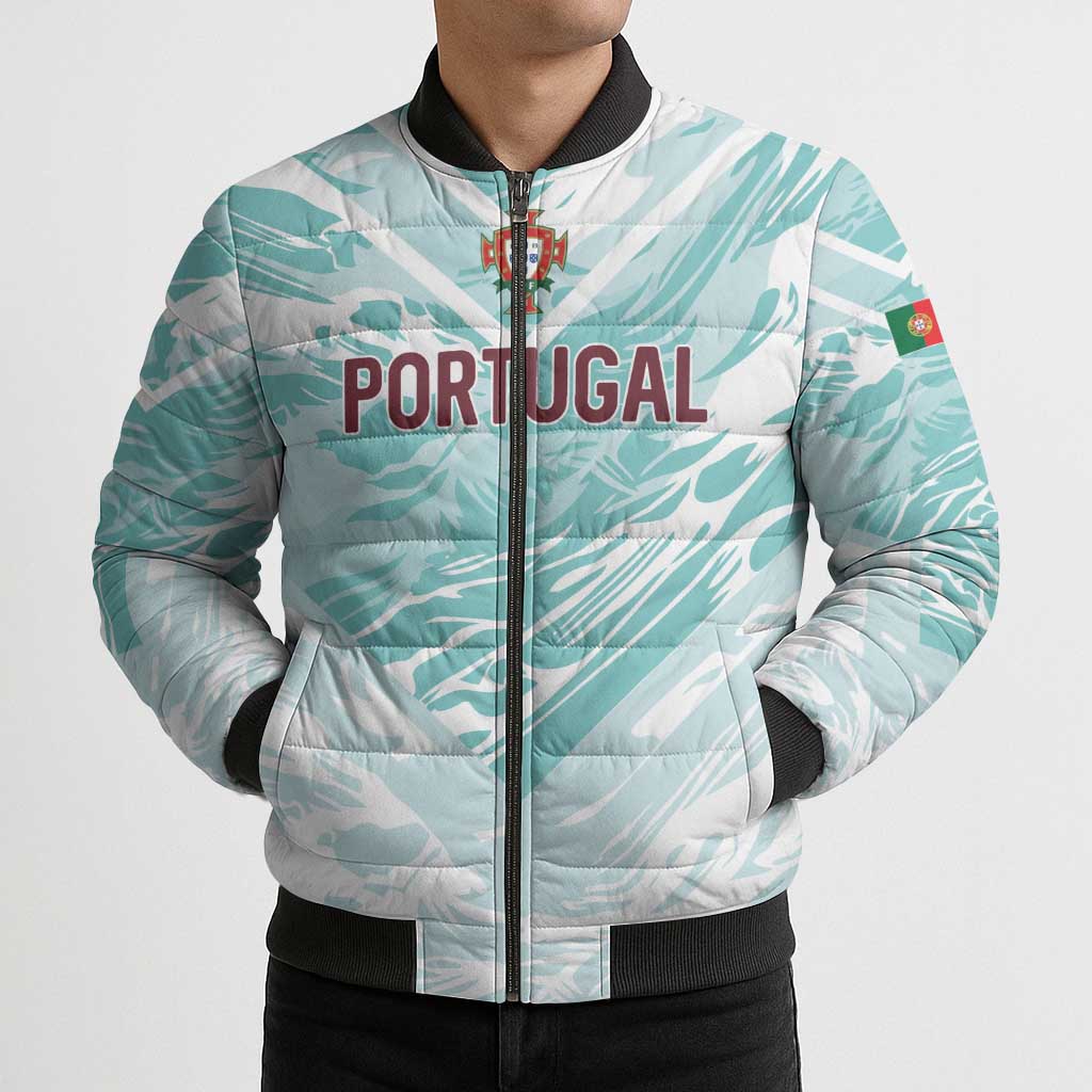 Custom World Football 2026 Portugal Bomber Puffer Jacket Luso Spirit Football Force
