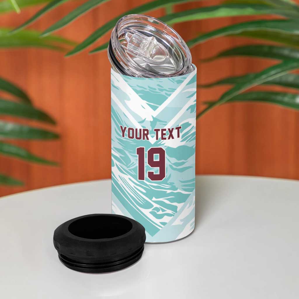 Custom World Football 2026 Portugal 4 in 1 Can Cooler Tumbler Luso Spirit Football Force