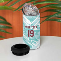 Custom World Football 2026 Portugal 4 in 1 Can Cooler Tumbler Luso Spirit Football Force