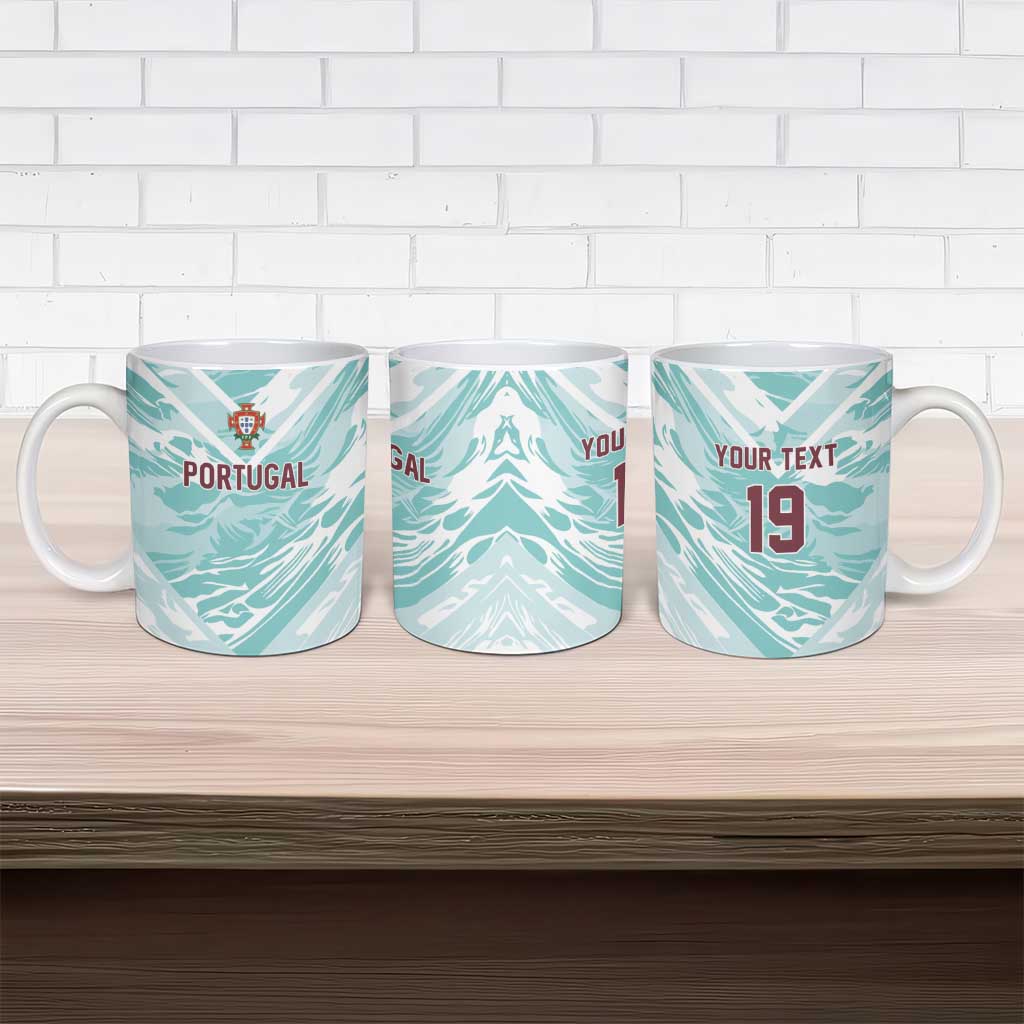 Custom World Football 2026 Portugal Ceramic Mug Luso Spirit Football Force