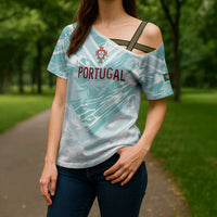 Custom World Football 2026 Portugal Cross Shoulder Shirt Luso Spirit Football Force