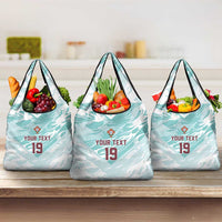 Custom World Football 2026 Portugal Grocery Bag Luso Spirit Football Force