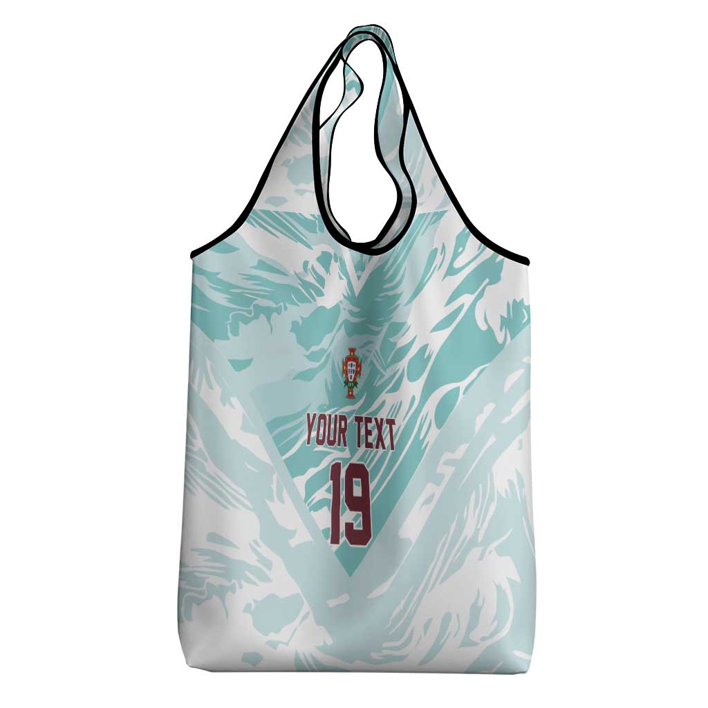 Custom World Football 2026 Portugal Grocery Bag Luso Spirit Football Force