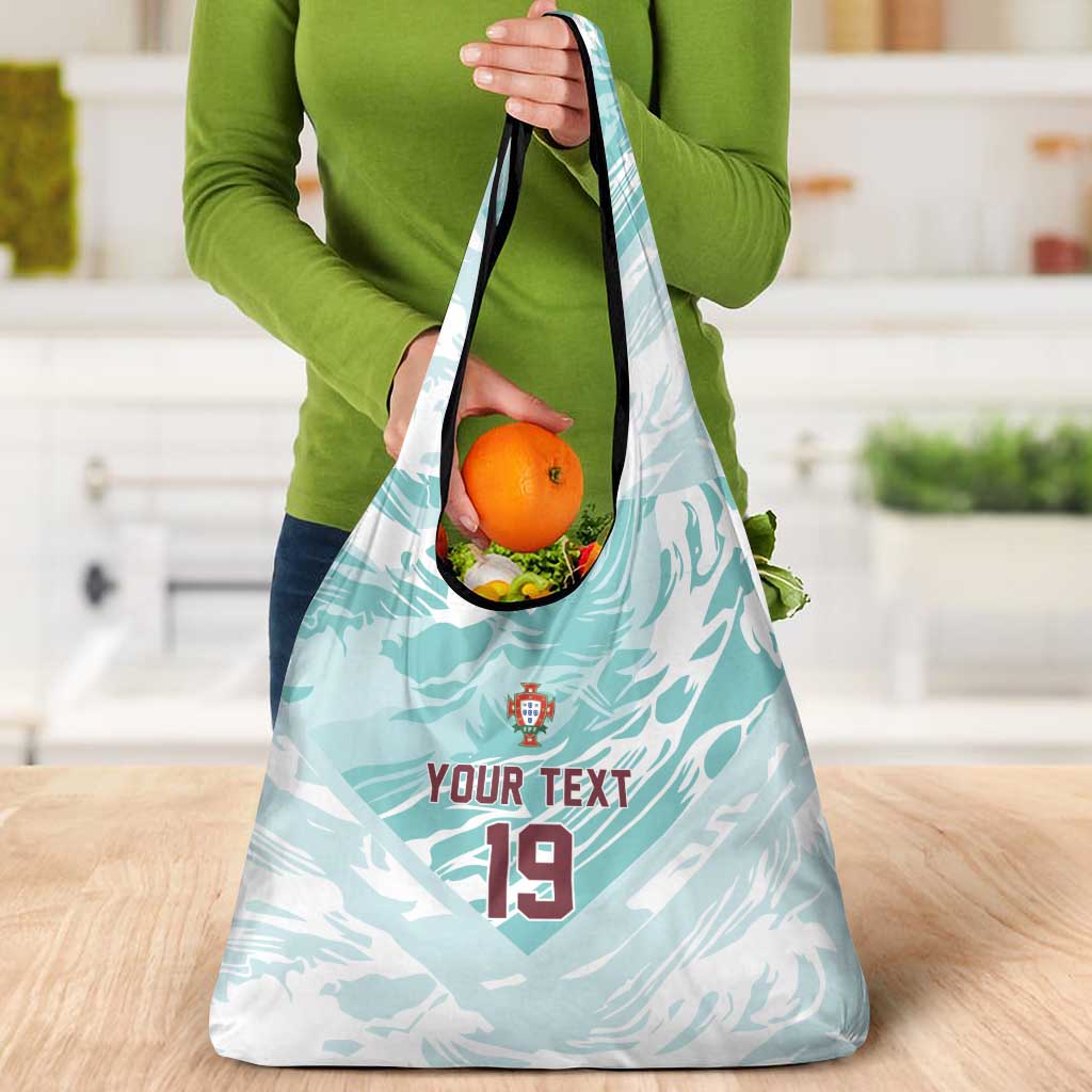 Custom World Football 2026 Portugal Grocery Bag Luso Spirit Football Force