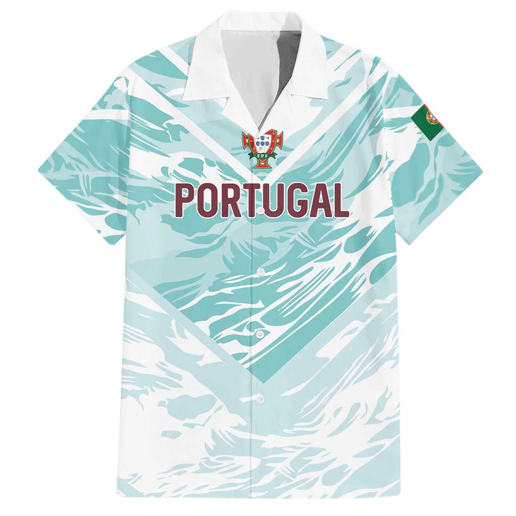 Custom World Football 2026 Portugal Hawaiian Shirt Luso Spirit Football Force