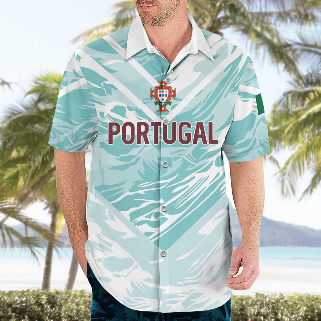 Custom World Football 2026 Portugal Hawaiian Shirt Luso Spirit Football Force