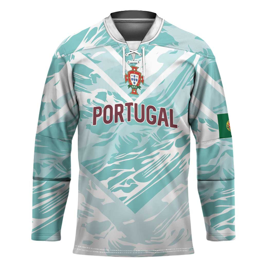 Custom World Football 2026 Portugal Hockey Jersey Luso Spirit Football Force