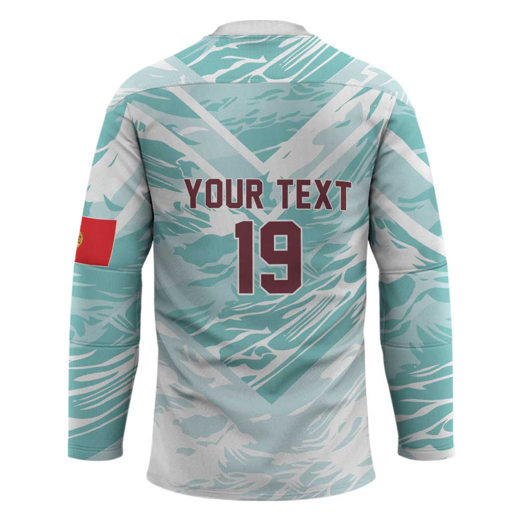 Custom World Football 2026 Portugal Hockey Jersey Luso Spirit Football Force