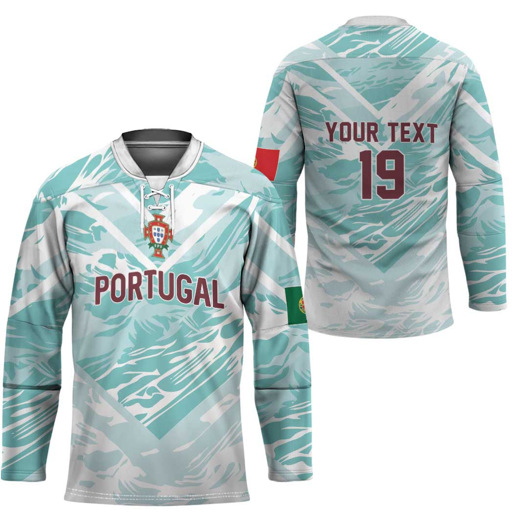 Custom World Football 2026 Portugal Hockey Jersey Luso Spirit Football Force