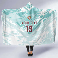 Custom World Football 2026 Portugal Hooded Blanket Luso Spirit Football Force