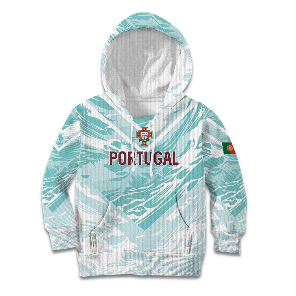 Custom World Football 2026 Portugal Kid Hoodie Luso Spirit Football Force