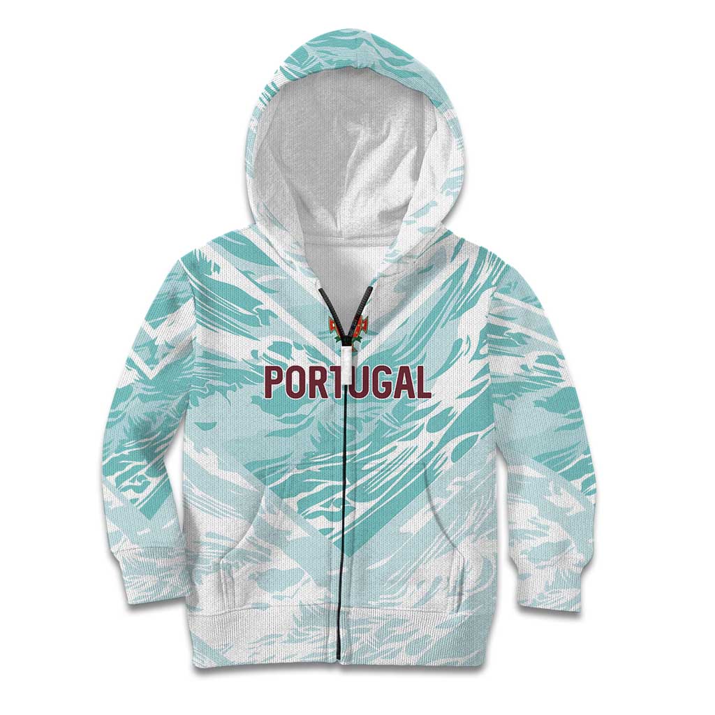 Custom World Football 2026 Portugal Kid Hoodie Luso Spirit Football Force