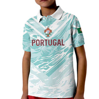 Custom World Football 2026 Portugal Kid Polo Shirt Luso Spirit Football Force