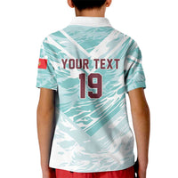 Custom World Football 2026 Portugal Kid Polo Shirt Luso Spirit Football Force