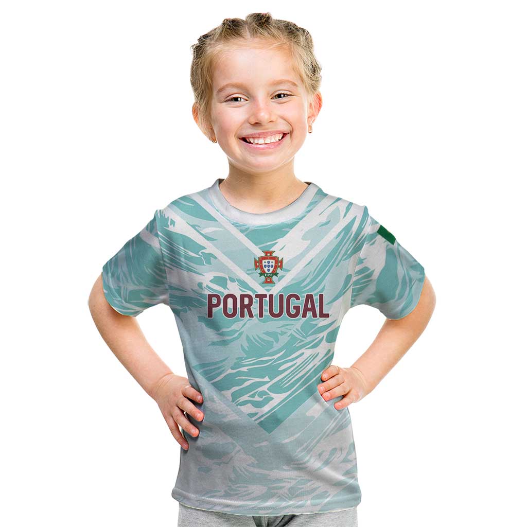 Custom World Football 2026 Portugal Kid T Shirt Luso Spirit Football Force