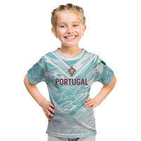 Custom World Football 2026 Portugal Kid T Shirt Luso Spirit Football Force