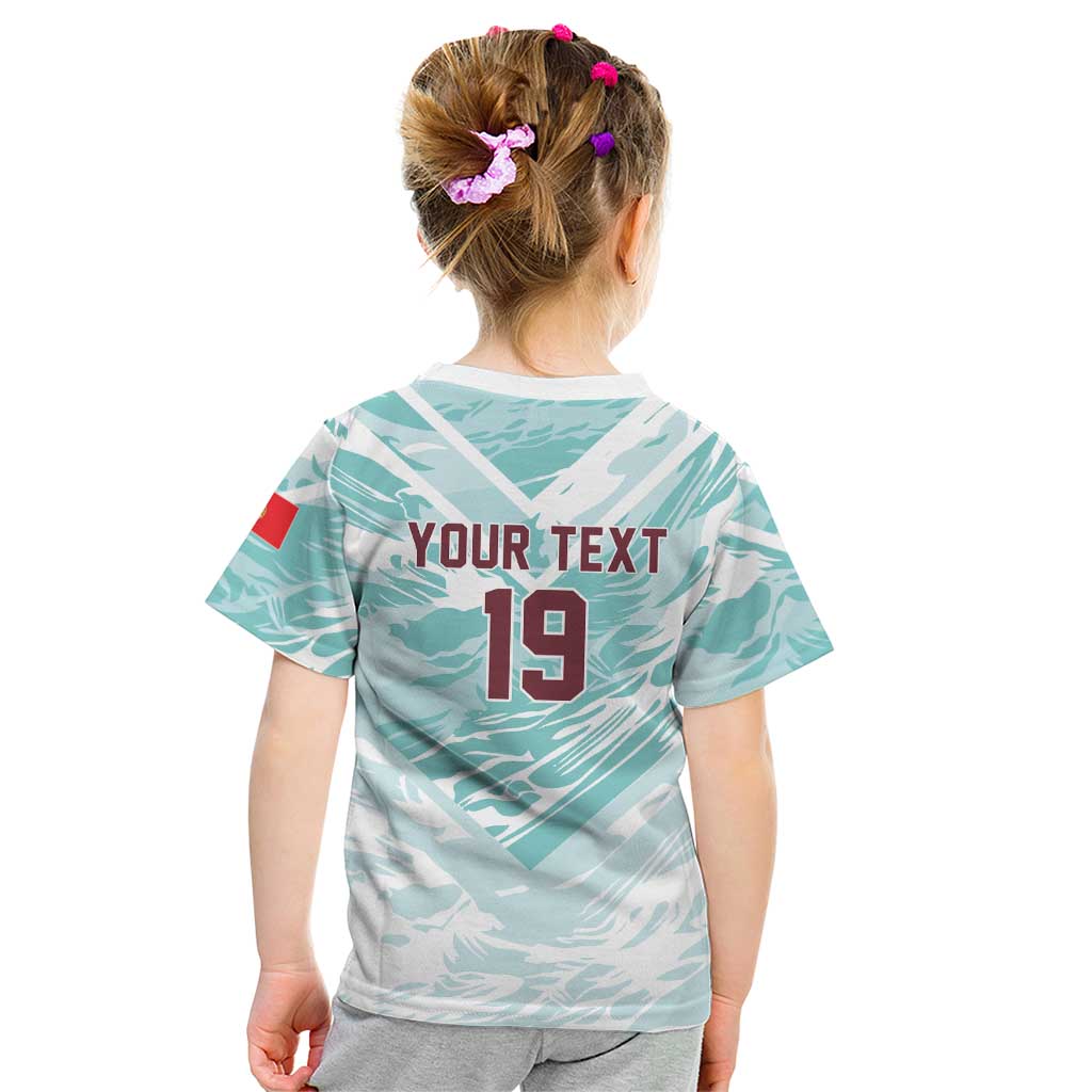 Custom World Football 2026 Portugal Kid T Shirt Luso Spirit Football Force