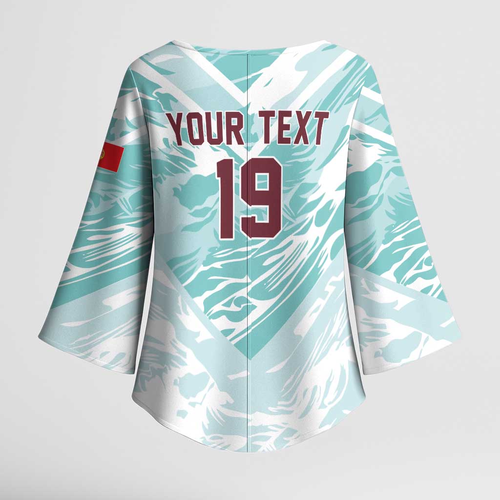 Custom World Football 2026 Portugal Kimono Sleeve Blouse Luso Spirit Football Force