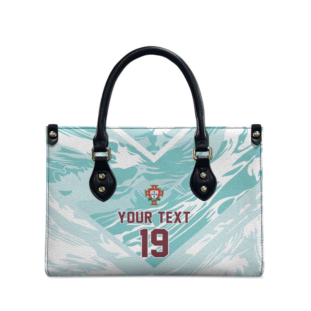 Custom World Football 2026 Portugal Leather Bag Luso Spirit Football Force
