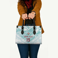 Custom World Football 2026 Portugal Leather Bag Luso Spirit Football Force