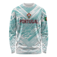 Custom World Football 2026 Portugal Long Sleeve Shirt Luso Spirit Football Force