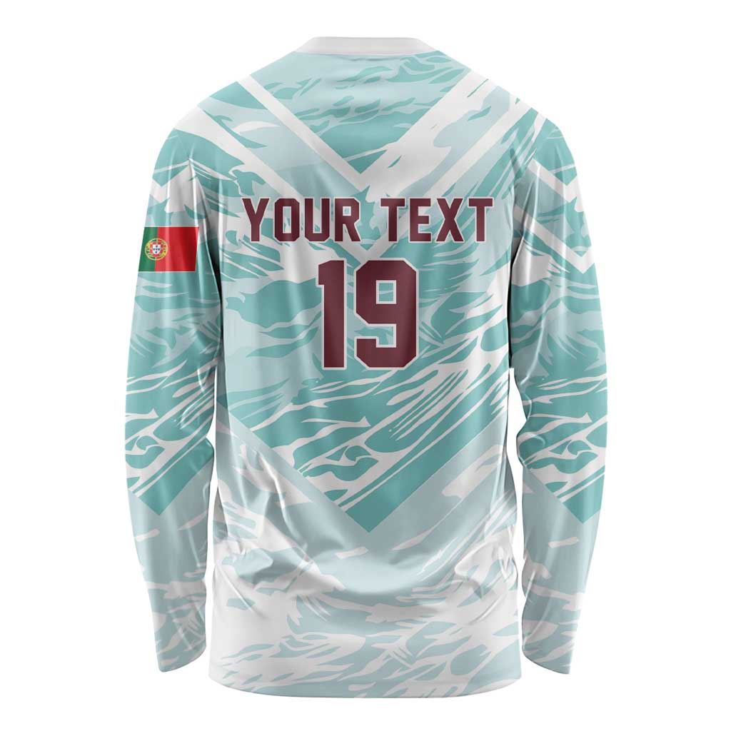 Custom World Football 2026 Portugal Long Sleeve Shirt Luso Spirit Football Force