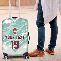 Custom World Football 2026 Portugal Luggage Cover Luso Spirit Football Force