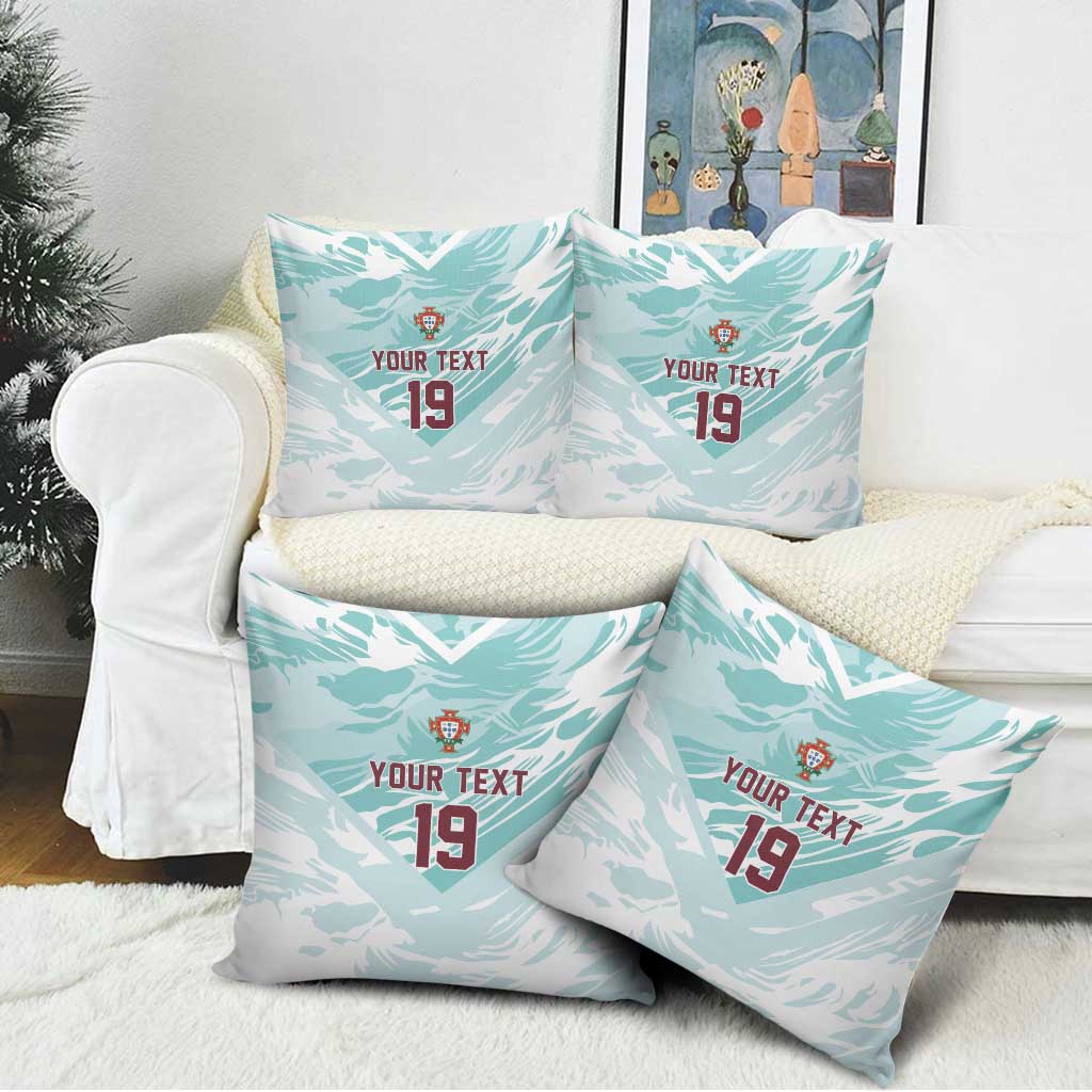 Custom World Football 2026 Portugal Pillow Cover Luso Spirit Football Force