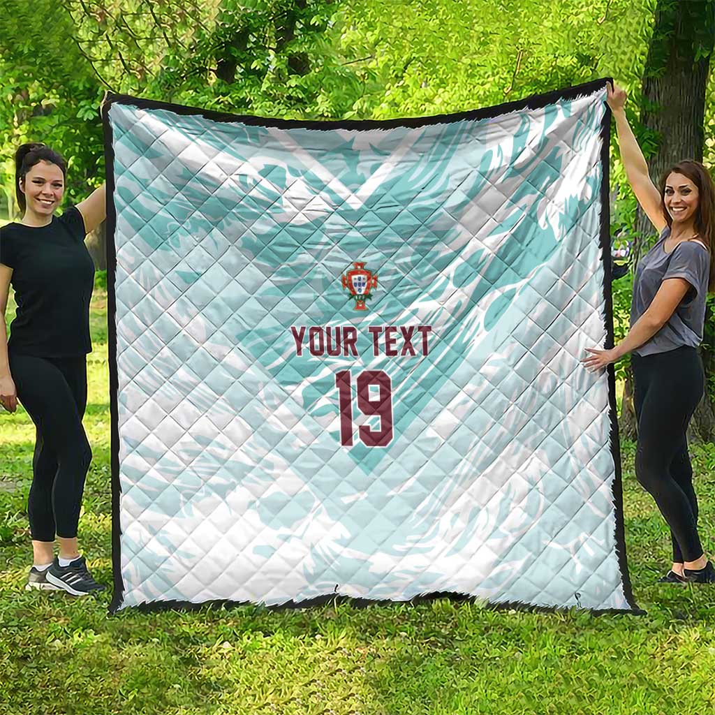 Custom World Football 2026 Portugal Quilt Luso Spirit Football Force
