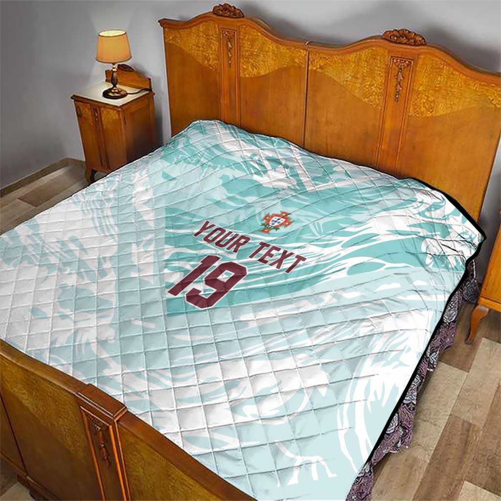 Custom World Football 2026 Portugal Quilt Luso Spirit Football Force