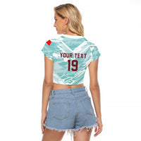 Custom World Football 2026 Portugal Raglan Cropped T Shirt Luso Spirit Football Force